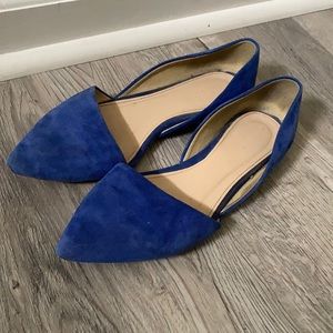 Women’s J.Crea blue suede flats- my wife no longer wears these